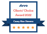Avvo Clients' Choice Award 2022, Casey Rian Steven